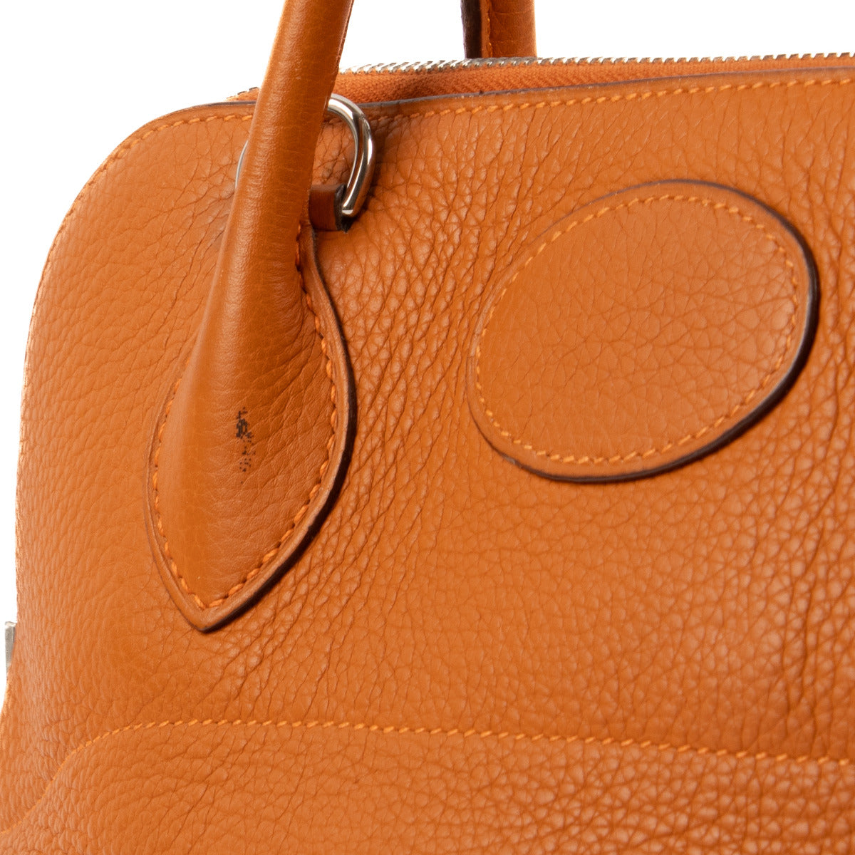 Hermès Bolide 31 Orange Taurillon Clémence PHW