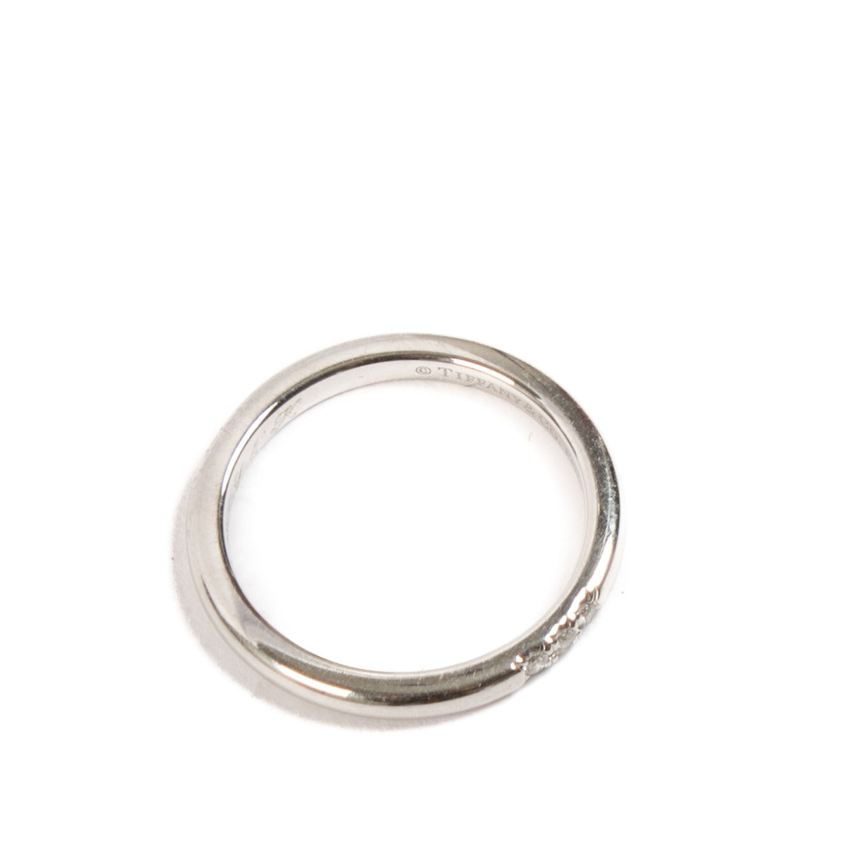 Bague alliance Tiffany & Co. Diamants/Platine - Taille 48