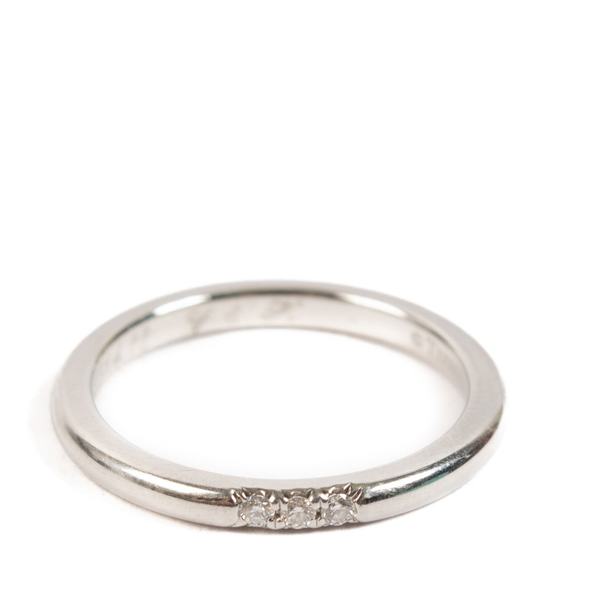 Bague alliance Tiffany & Co. Diamants/Platine - Taille 48