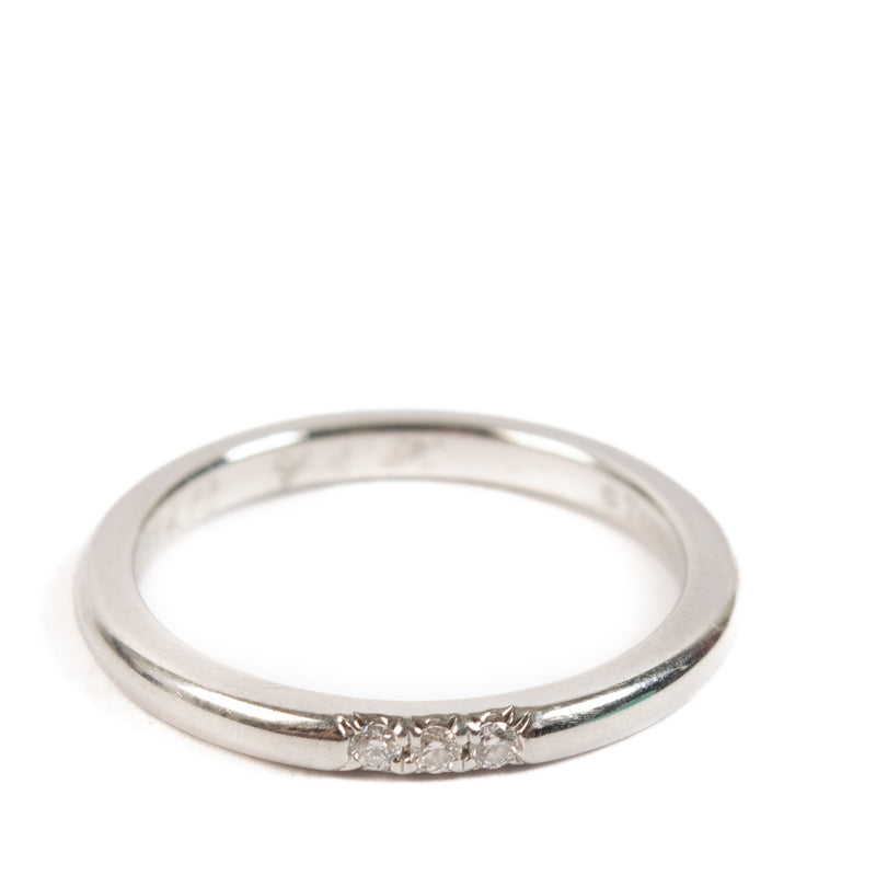 Tiffany & Co. Diamanten/Platina Bandring - Maat 48