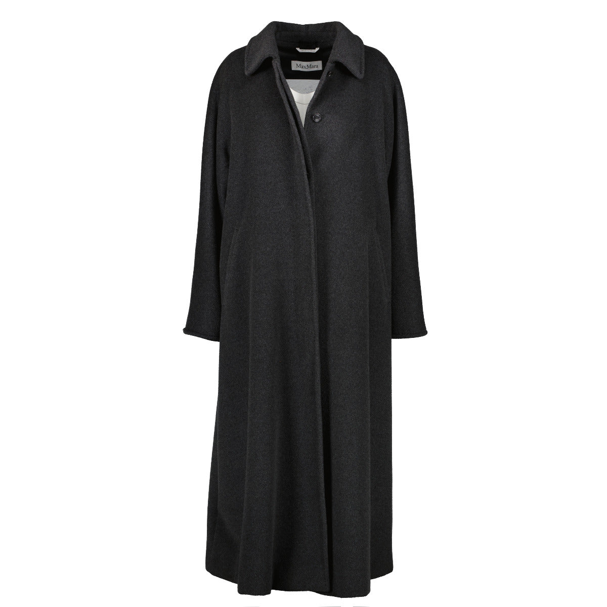 Max Mara Grey Wool Coat for the best price at Labellov secondhand luxury