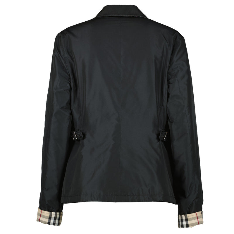 Buy authentic second hand Burberry Black Windbreaker Jacket in good condition at Labellov in Antwerp.