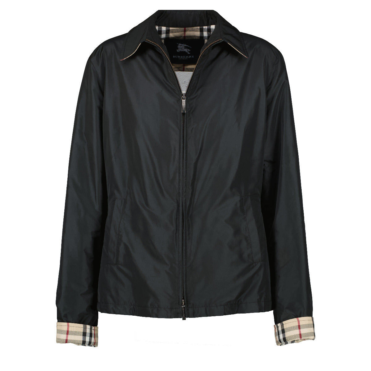 Burberry Black Windbreaker Jacket for the best price at Labellov secondhand luxury