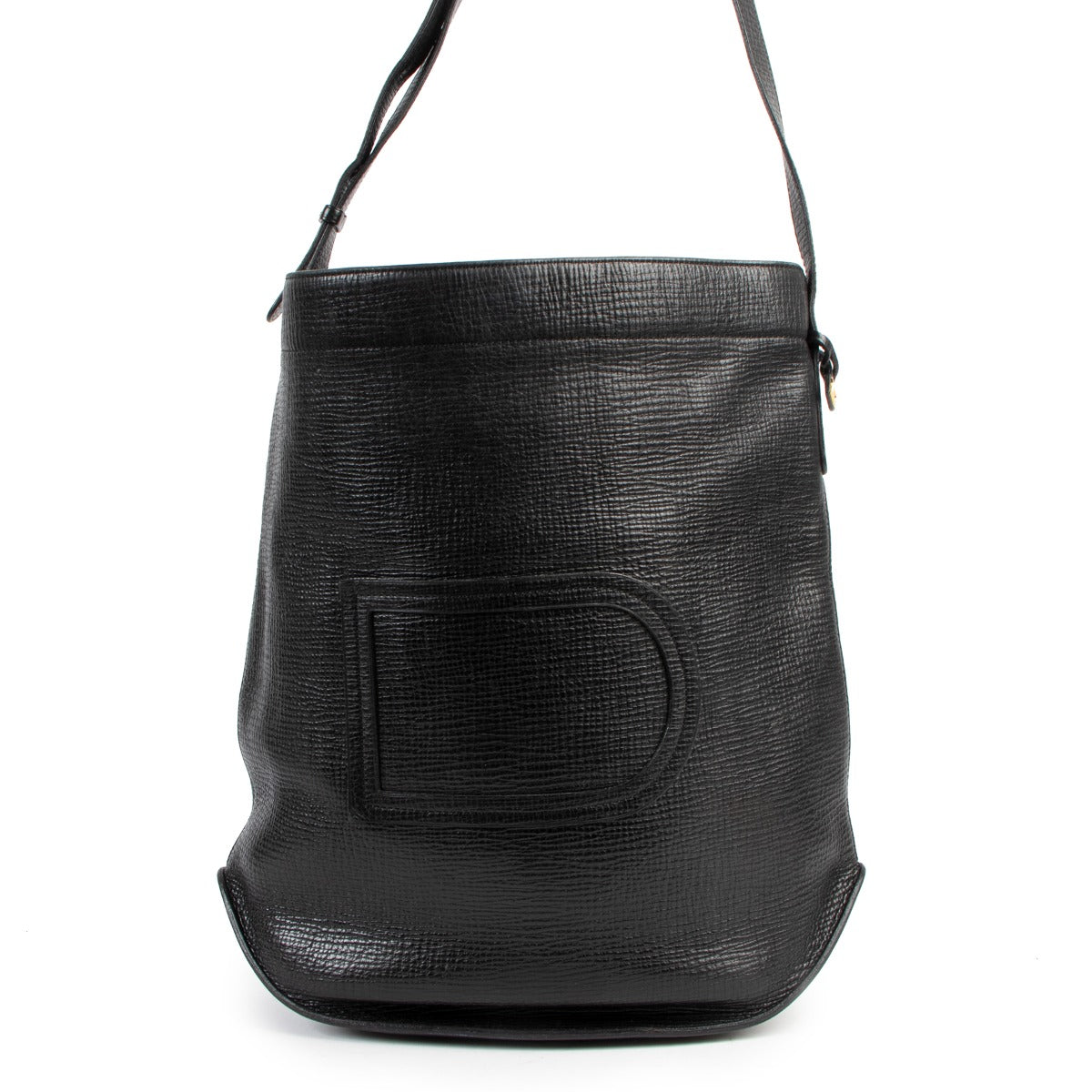 Buy an authentic second hand Delvaux Black Leather Le Pin Crossbody in very good condition at Labellov.