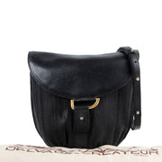 Shop safe online at Labellov in Antwerp this 100% authentic second hand Delvaux Black Toile De Cuir Listrac PM Crossbody