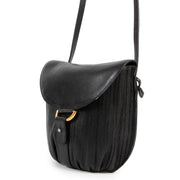 Shop safe online at Labellov in Antwerp this 100% authentic second hand Delvaux Black Toile De Cuir Listrac PM Crossbody