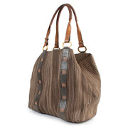 Delvaux Brown Toile De Cuir Shoulder Bag