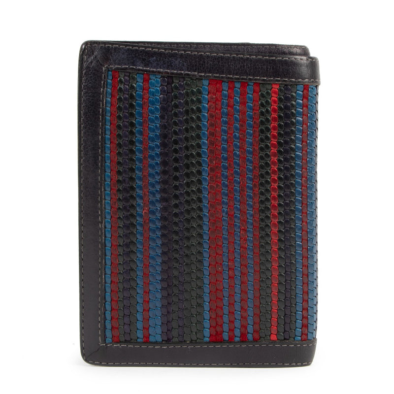 Shop safe online at Labellov in Antwerp this 100% authentic second hand Delvaux Multicolor Toile De Cuir Wallet