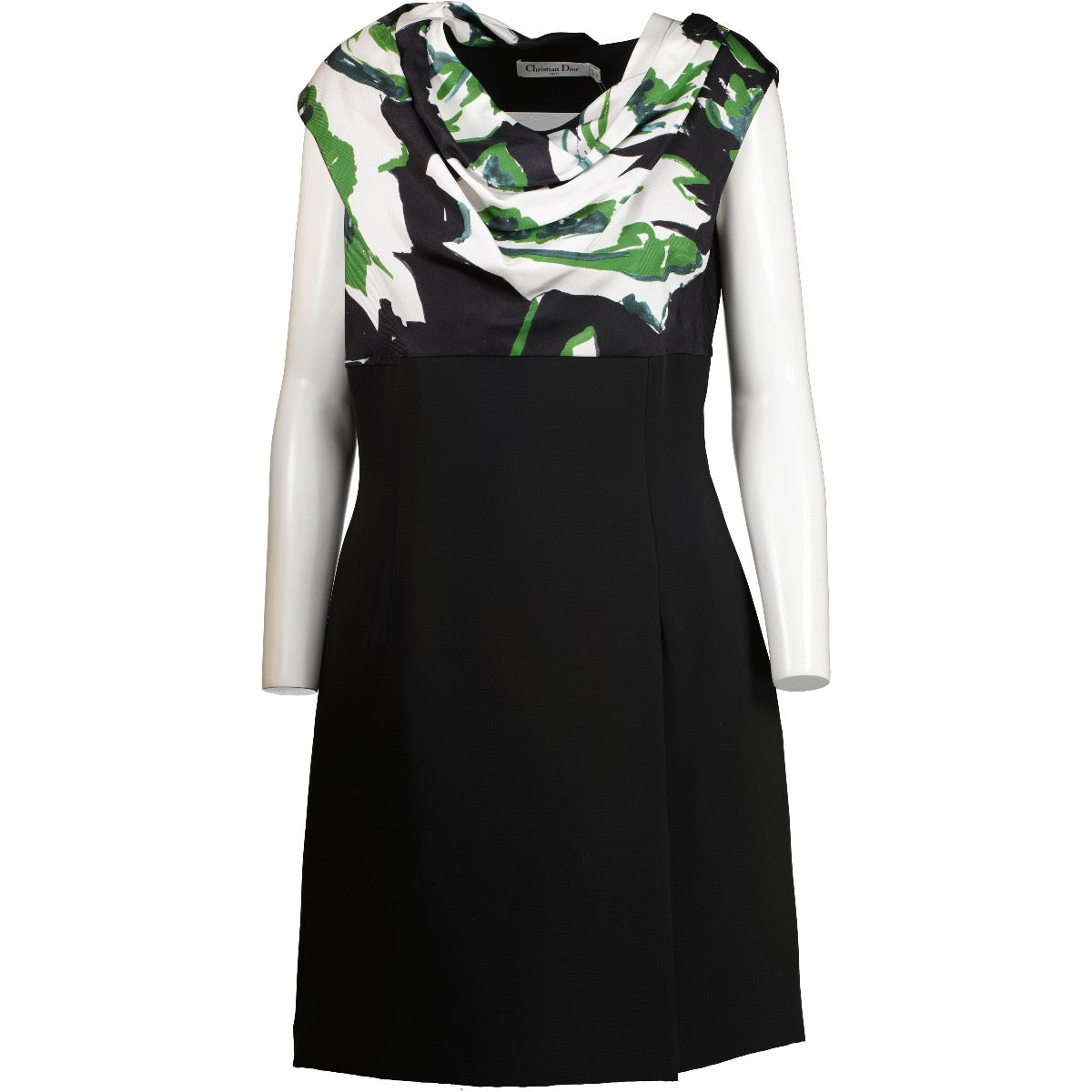 Buy an authentic second hand Christian Dior Black/ Multicolor Dress - Size 40 in very good condition at Labellov