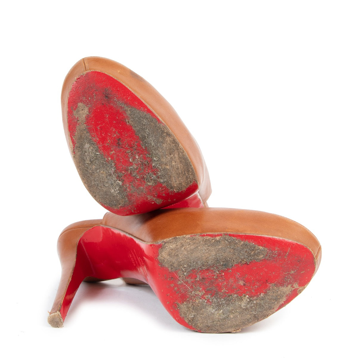 Shop safe online at Labellov in Antwerp this 100% authentic second hand Christian Louboutin Brown Platform Heels - Size 38,5