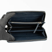 Shop this authentic Balenciaga Blue Blackout City Zipped Wallet pre-loved on Labellov.com