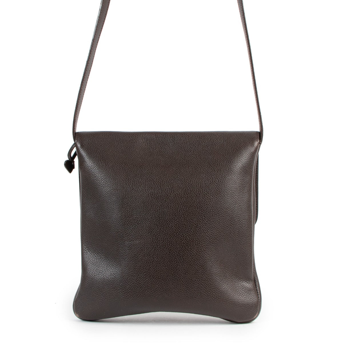 Delvaux Kot Café Bruine Crossbodytas