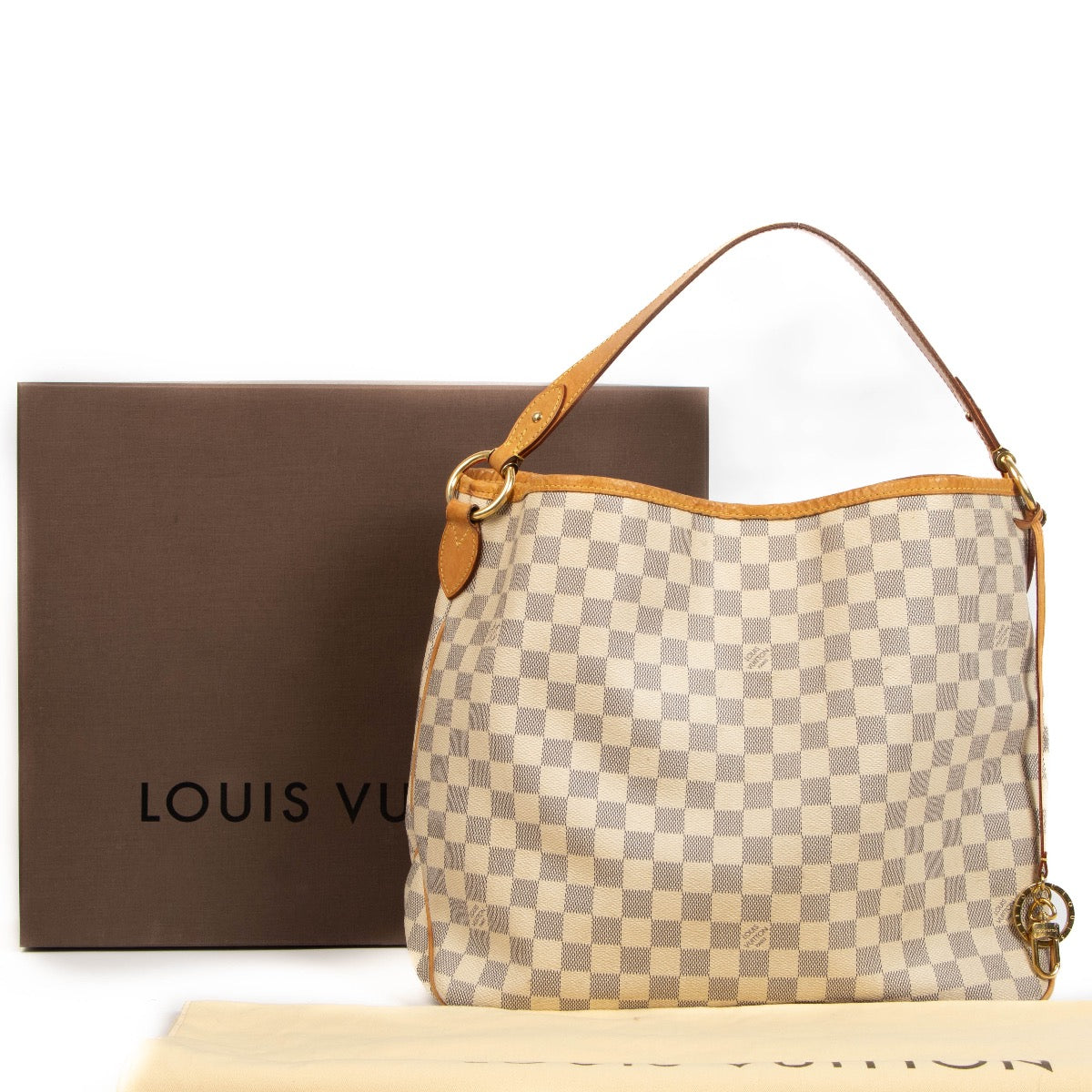 Sac Delightful MM en toile Damier Azur Louis Vuitton