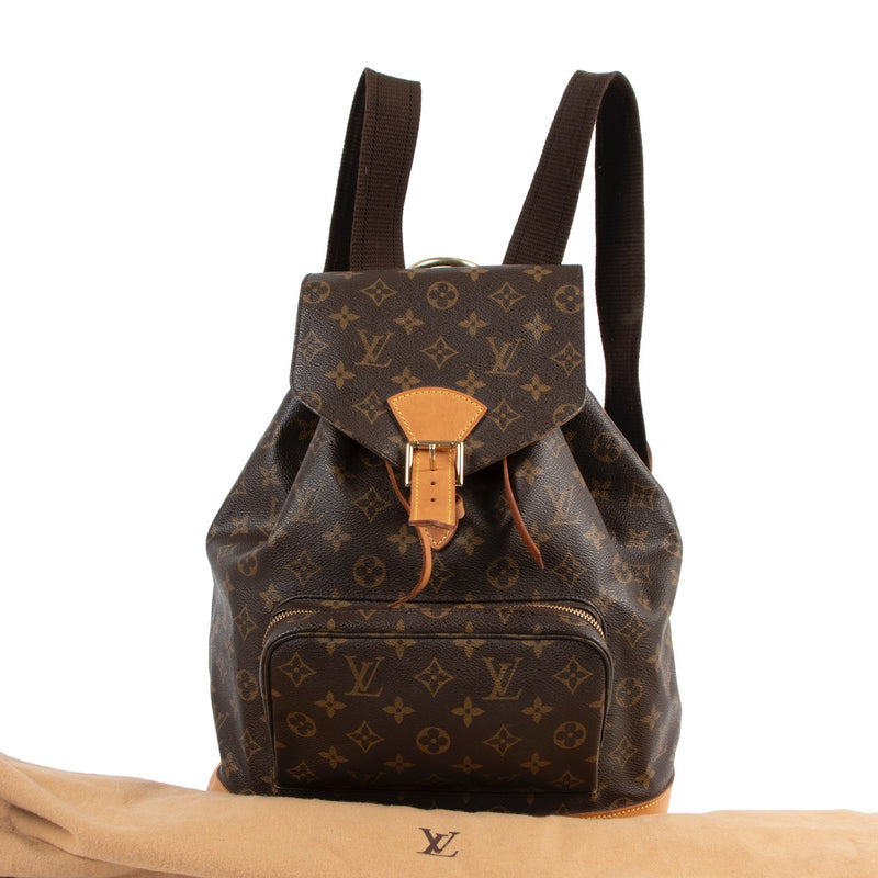 Shop safe online at Labellov in Antwerp this 100% authentic second hand Louis Vuitton Monogram Montsouris Backpack
