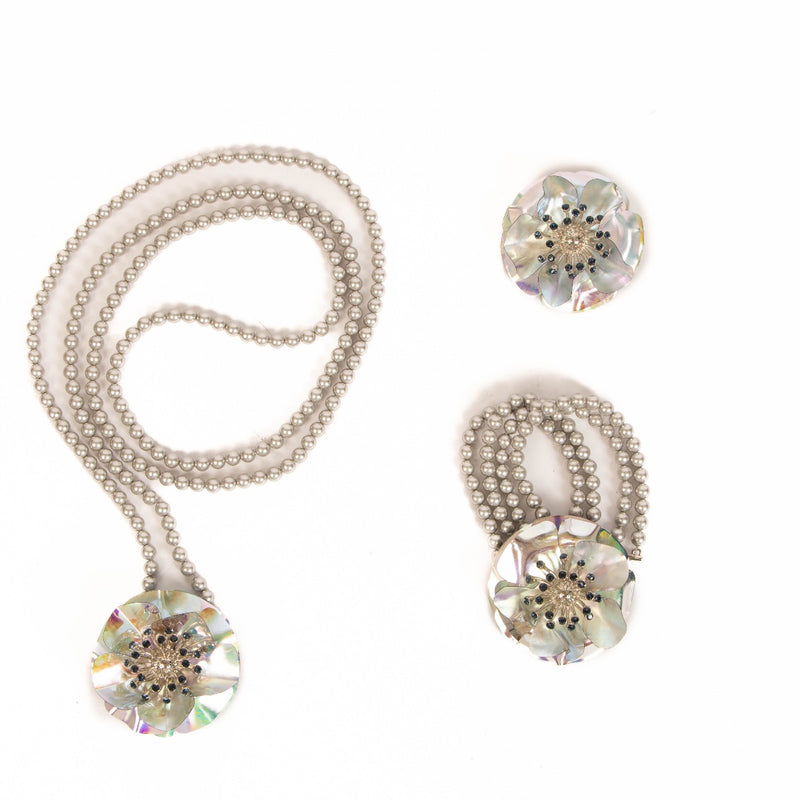 Miu Miu Flower Jewelry Set, Miu Miu jewlery set, Miu Miu Flower Jewelry Set second hand, Miu Miu Flower Jewelry Set Antwerp, Miu Miu Flower Jewelry Set vintage