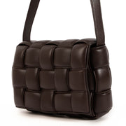 Bottega Veneta Brown Padded Cassette Crossbody Bag for the best price at Labellov.