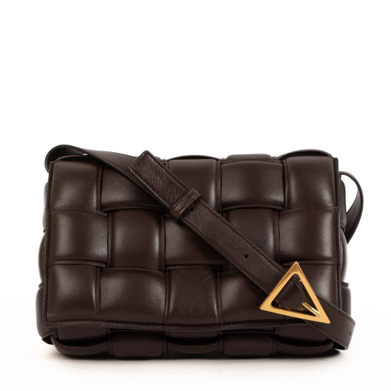 Bottega Veneta Brown Padded Cassette Crossbody Bag for the best price at Labellov.