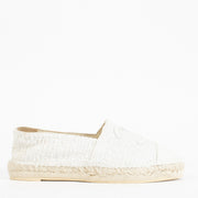 Authentic second-hand Chandel White Espadrilles Flats- Size 39 on labellov.com