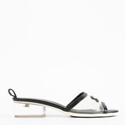 Authentic second-hand Chanel Black Plexi Sandals- Size 39 1/2 on labellov.com