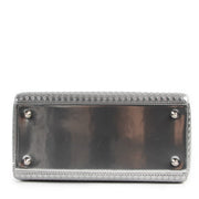 Christian Dior Lady Dior Medium Silver Micro Cannage Bag