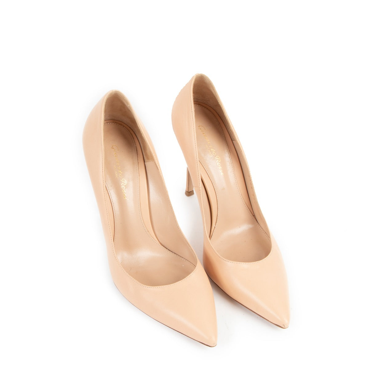 Gianvito Rossi Gianvito 105 Nude Leather Pumps