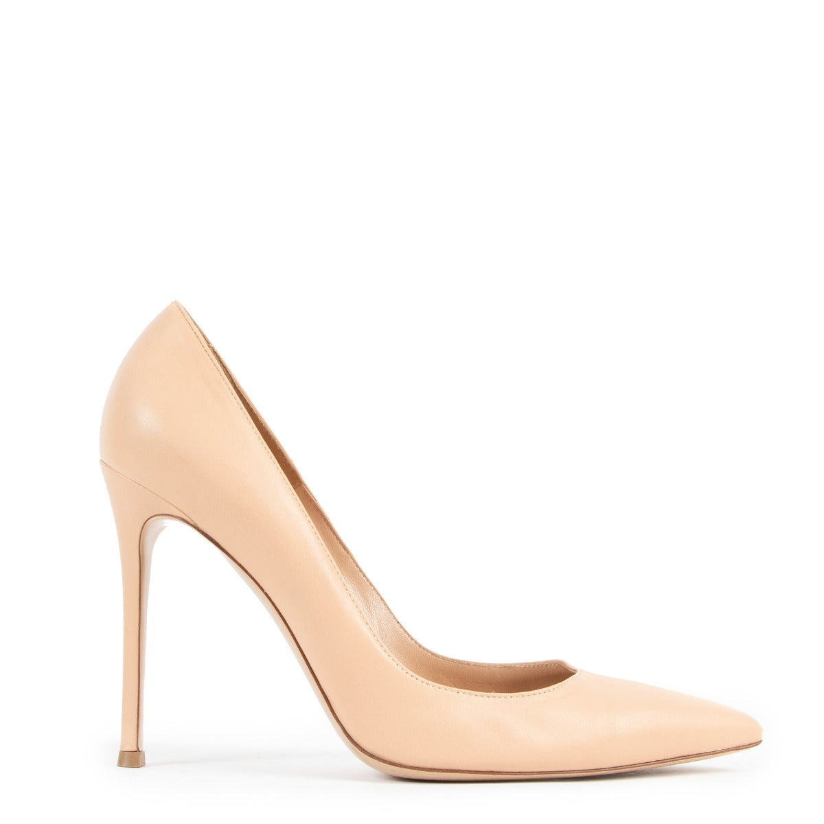 Gianvito Rossi Gianvito 105 Nude Leather Pumps