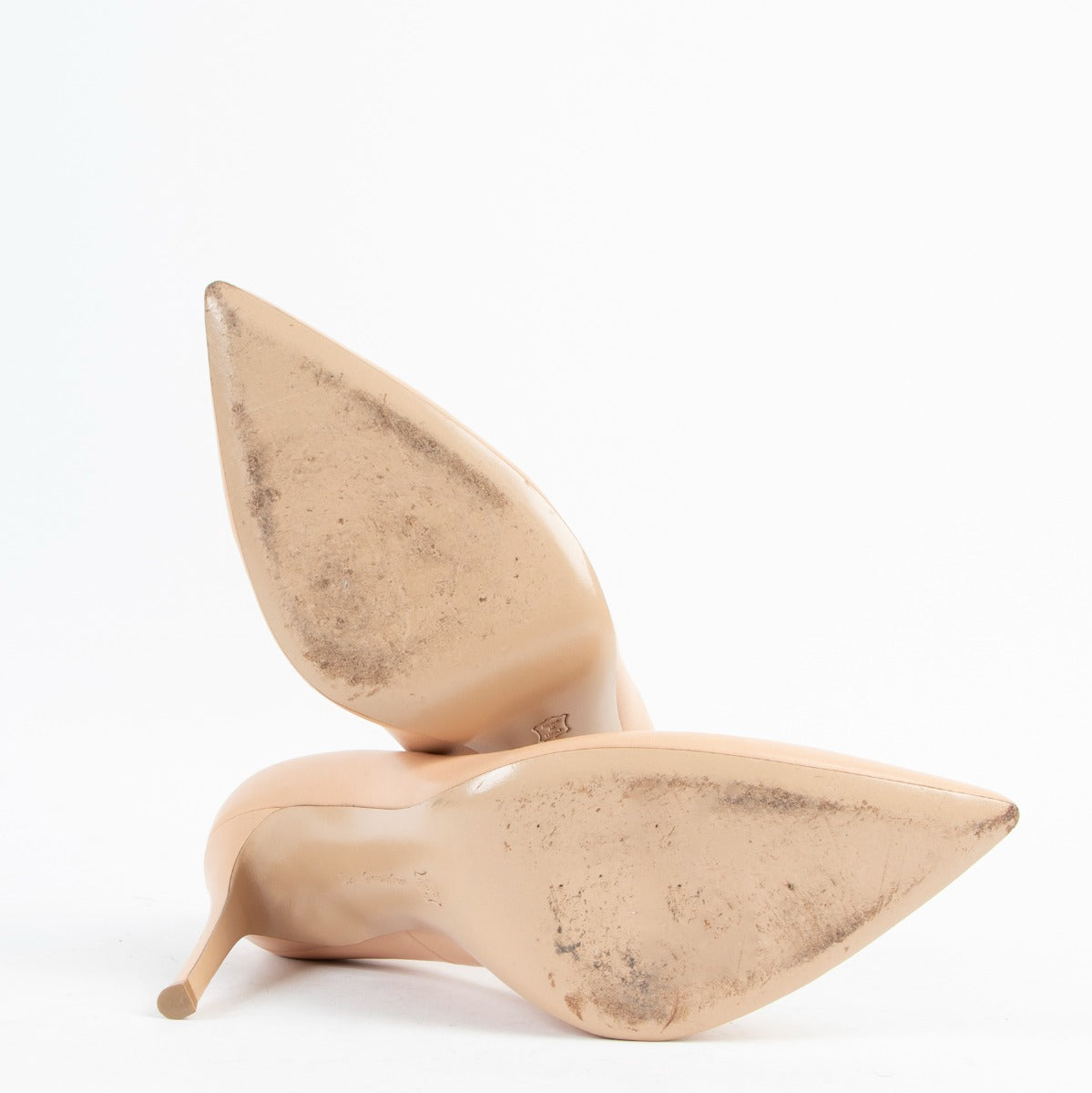 Gianvito Rossi Gianvito 105 Nude Leather Pumps