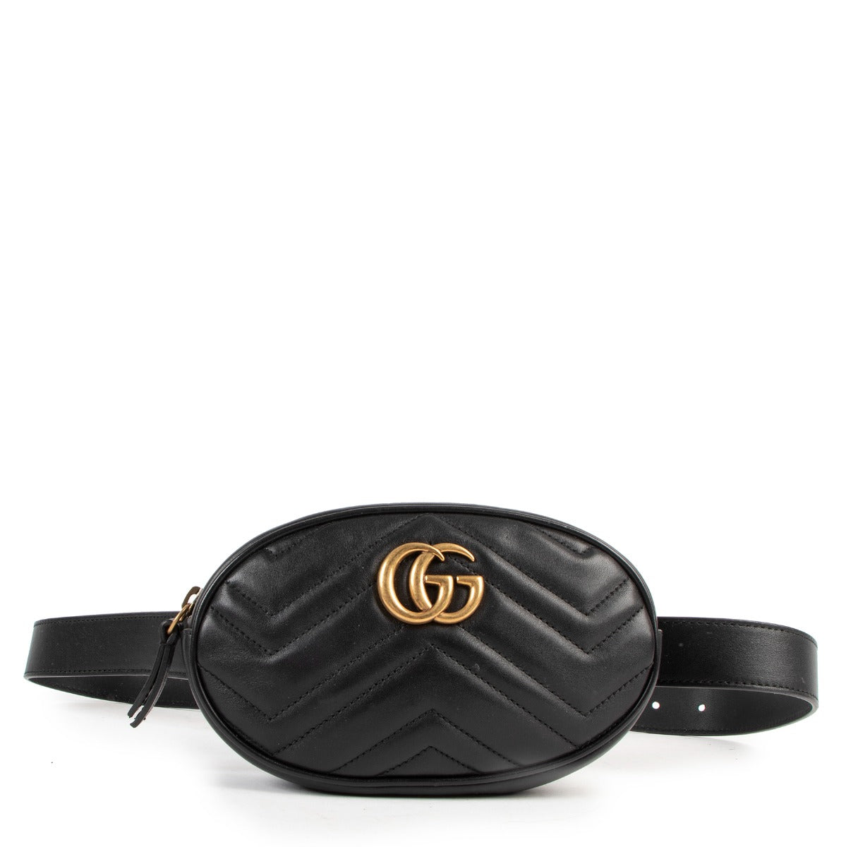Gucci Black Marmont Belt Bag