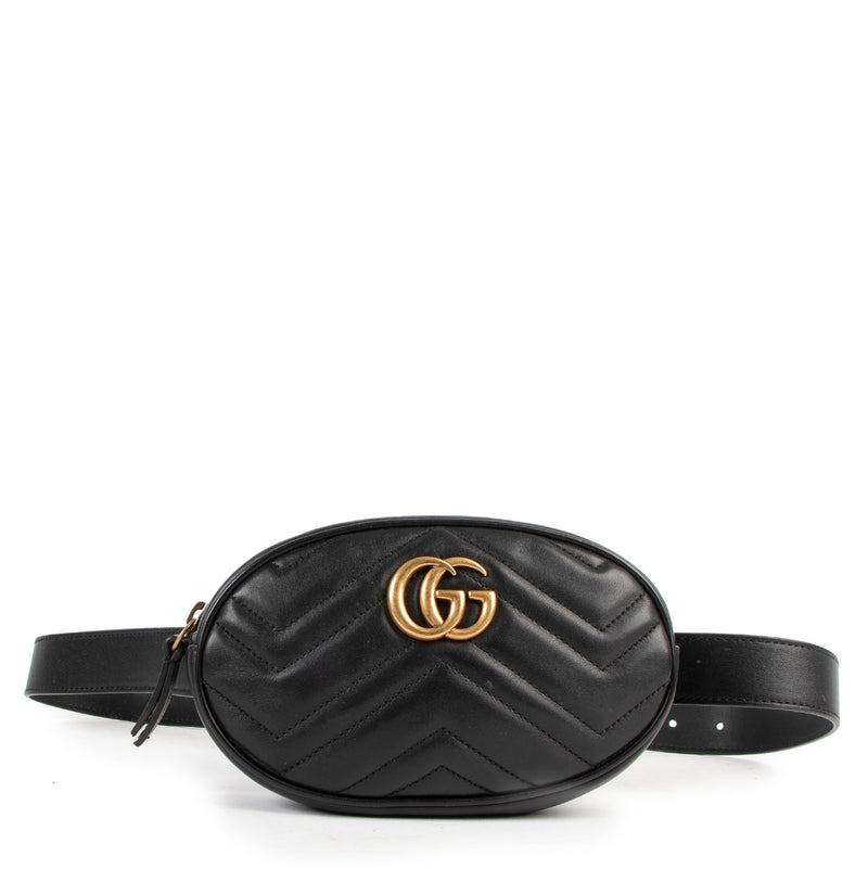 Gucci Black Marmont Belt Bag