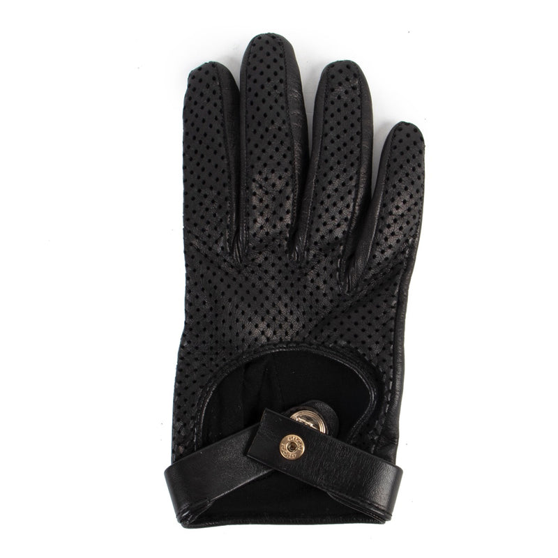 Shop now for your pre-loved, 100% authentic Gucci Perforated Black Leather Gloves at Labellov.