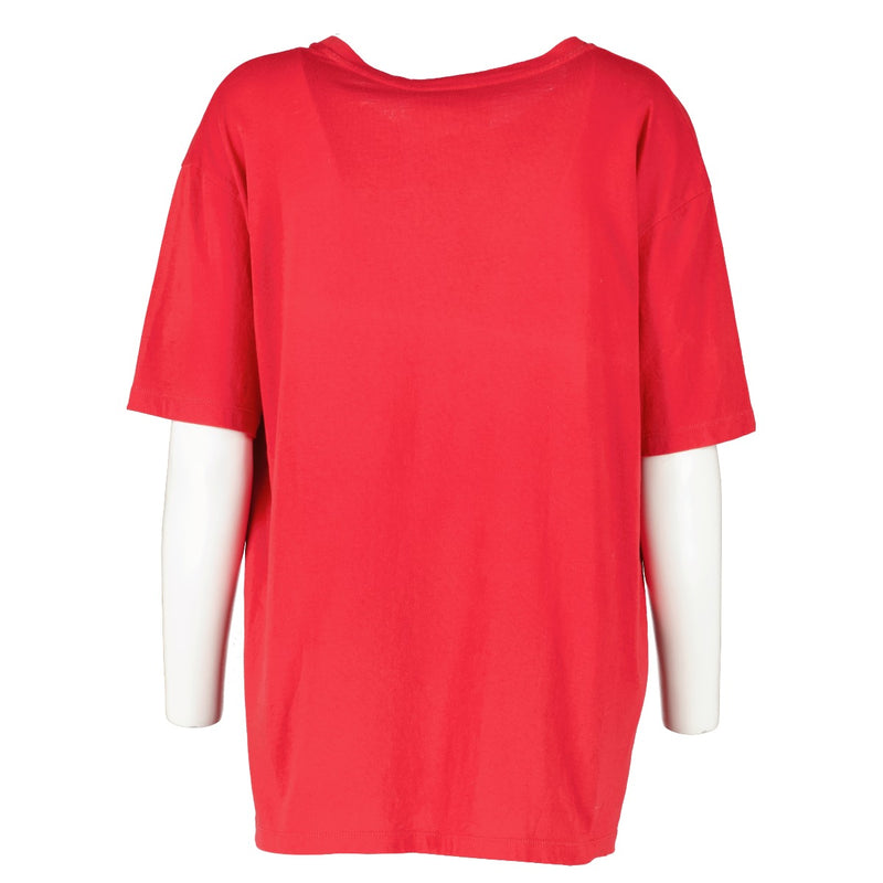 Gucci Red GG Ghost Skull Print T-shirt
