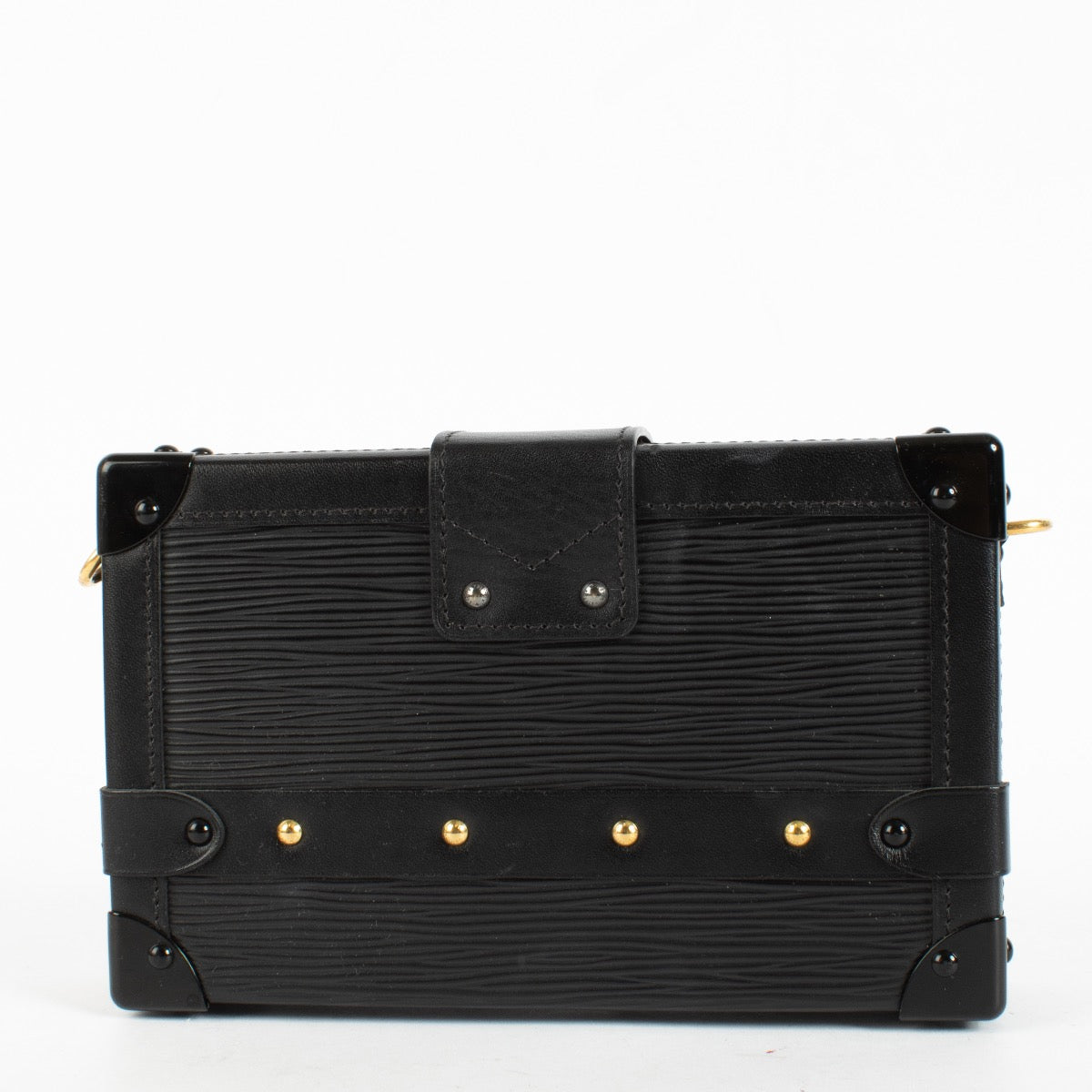 Authentic Second Hand Louis Vuitton Black Épi Petite Malle Clutch on Labellov.com