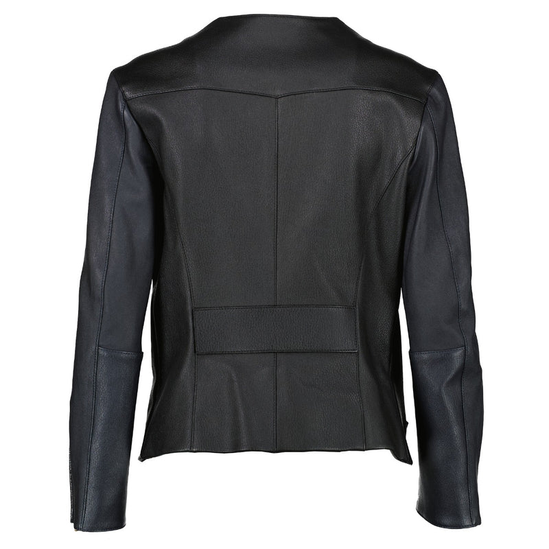 Louis Vuitton Black Lambskin Leather Jacket