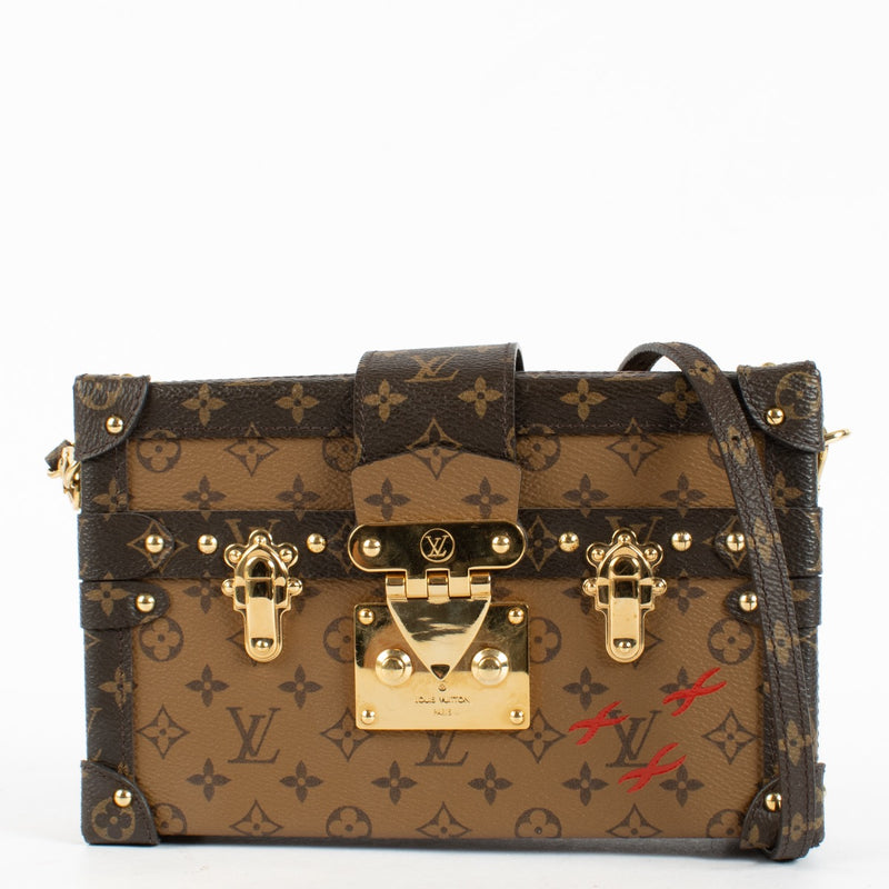 Authentic Second Hand Louis Vuitton Monogram Reverse Petite Malle Bag on Labellov.com