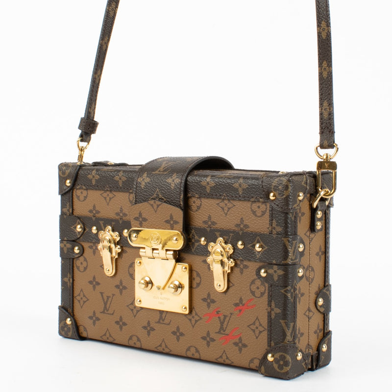 Authentic Second Hand Louis Vuitton Monogram Reverse Petite Malle Bag on Labellov.com