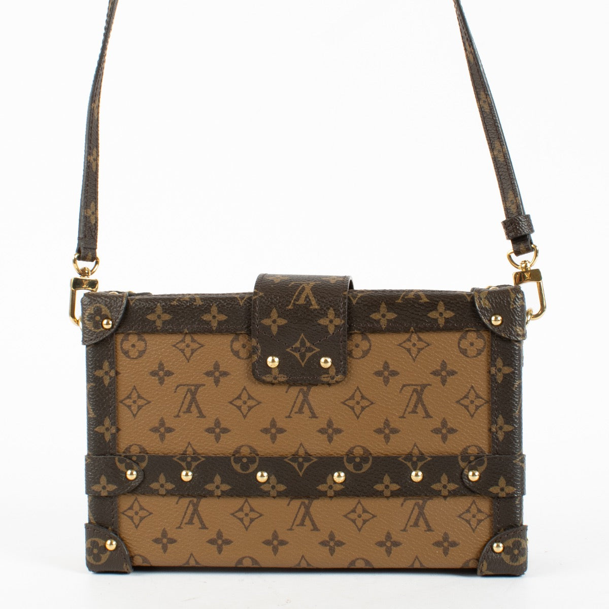 Authentic Second Hand Louis Vuitton Monogram Reverse Petite Malle Bag on Labellov.com