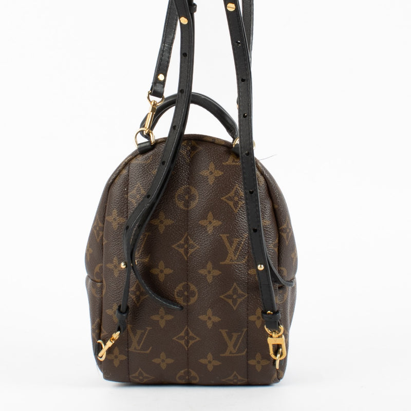 Louis Vuitton 2016 Monogram Palm Springs Mini Backpack