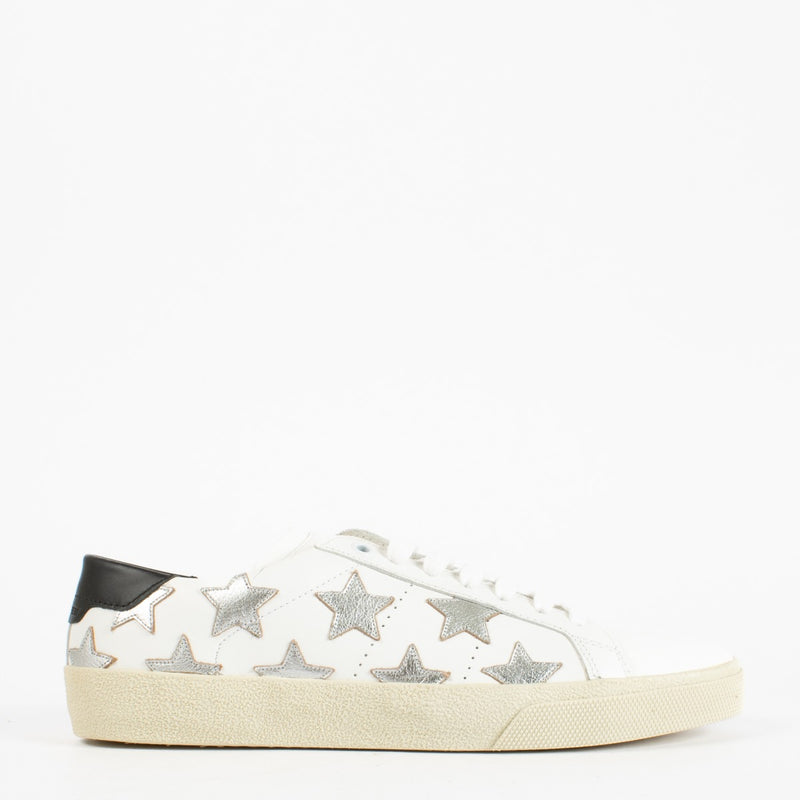Authentic second-hand Saint Laurent White Star Sneakers - Size 38 on labellov.com