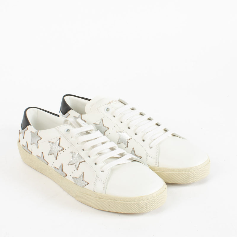 Authentic second-hand Saint Laurent White Star Sneakers - Size 38 on labellov.com