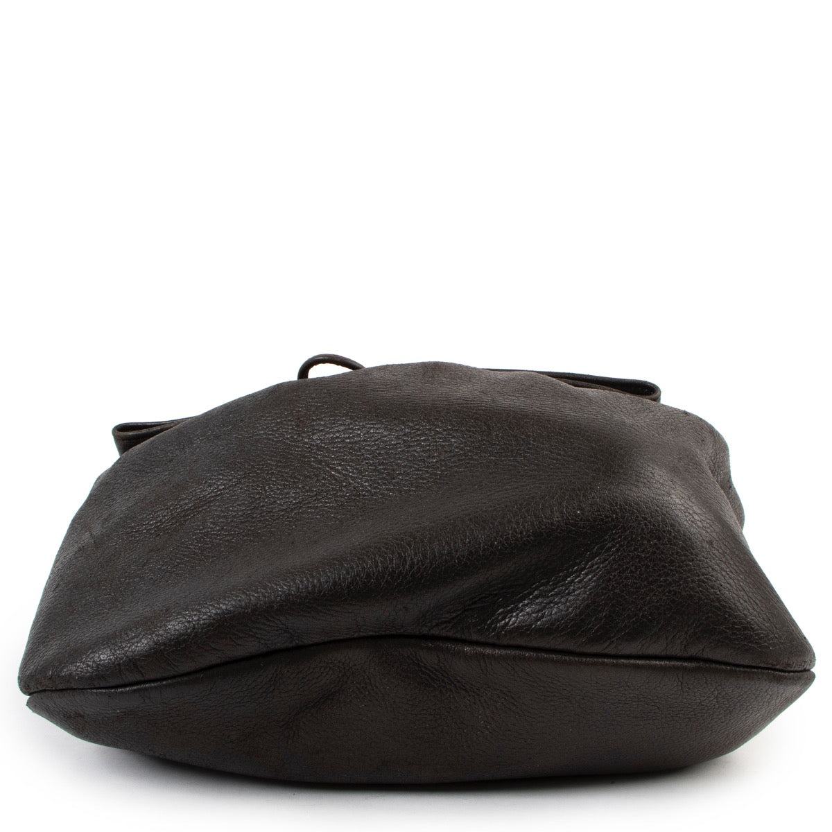 Shop safe online at Labellov in Antwerp this 100% authentic second hand Delvaux Le Leon MM Brown Leather Shoulder Bag