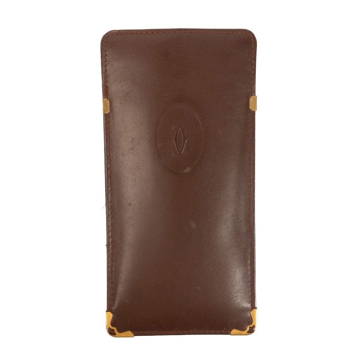 Shop safe online at labellov in Antwerp, Brussels and Knokke this 100% authentic second hand Cartier Burgundy Glasses Case