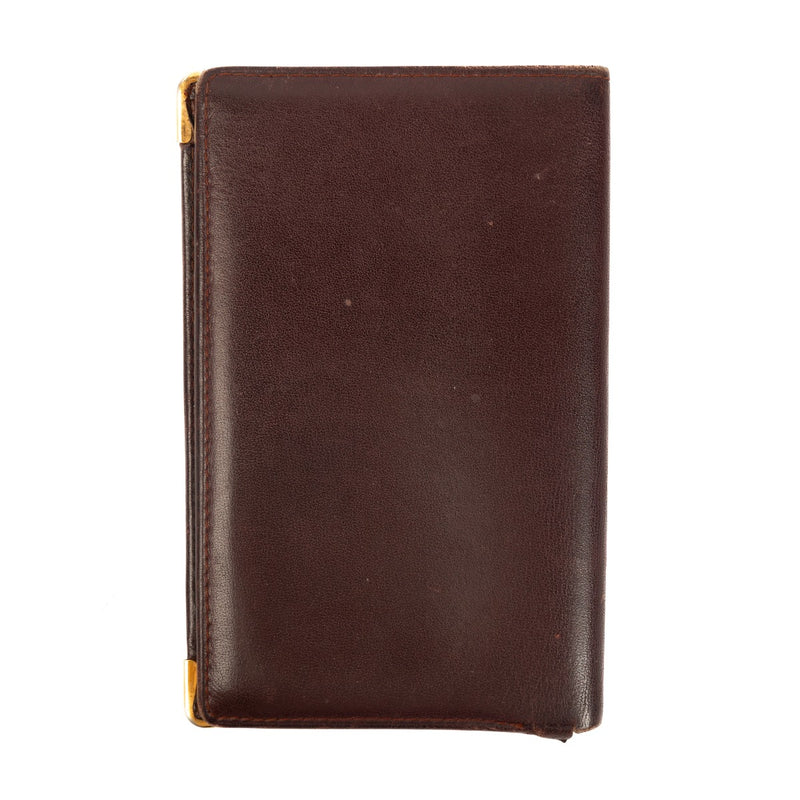 Cartier Burgundy Leather Wallet