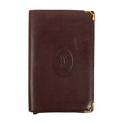 Cartier Burgundy Leather Wallet