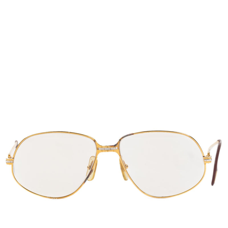 Shop safe online at Labellov in Antwerp, Brussels and Knokke this 100% authentic second hand Cartier Vintage Gold Romance Optical Glasses