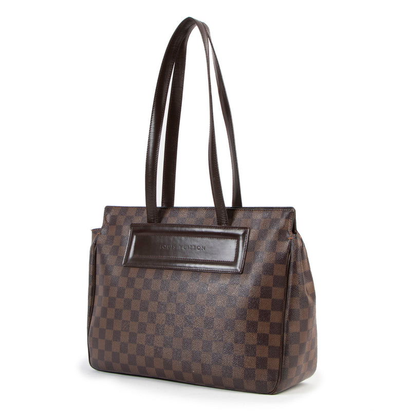 Louis Vuitton Damier Ebene Parioli PM Shoulder Bag for the best price at Labellov secondhand luxury in Antwerp. Buy and sell your authentic designer bags online.