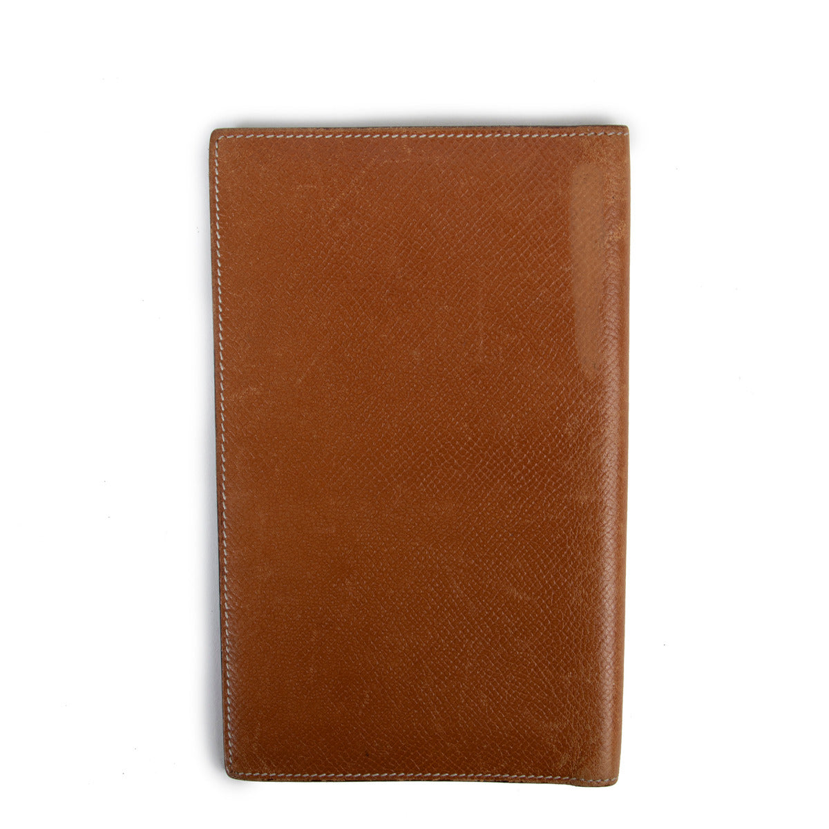 Hermès Gold Leather Flap Wallet