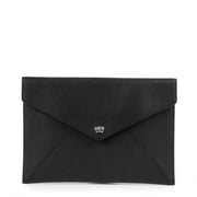 Delvaux Black Message Ambigu Pochette Clutch for the best price at Labellov secondhand luxury