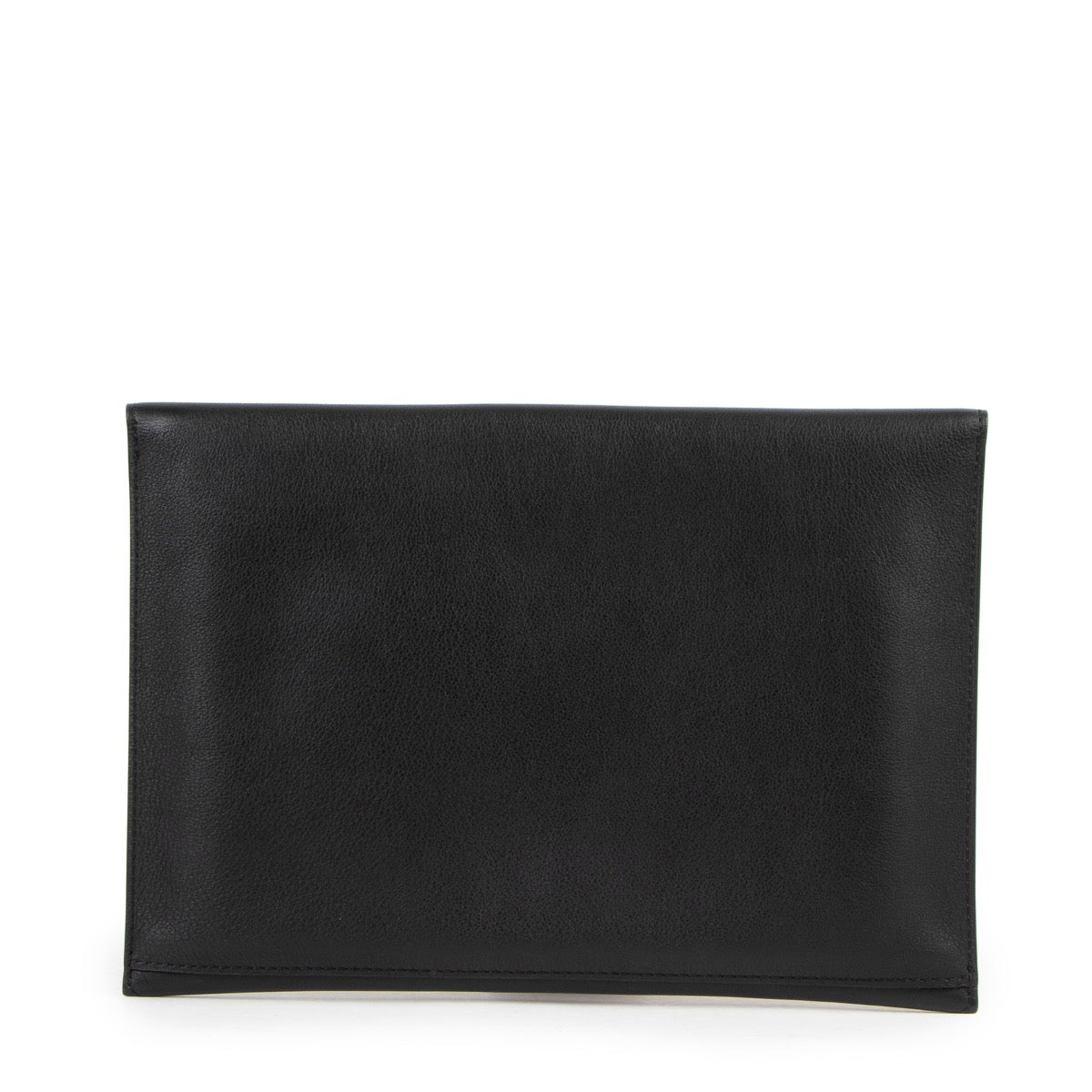 Shop safe online at Labellov in Antwerp this 100% authentic second hand Delvaux Black Message Ambigu Pochette Clutch