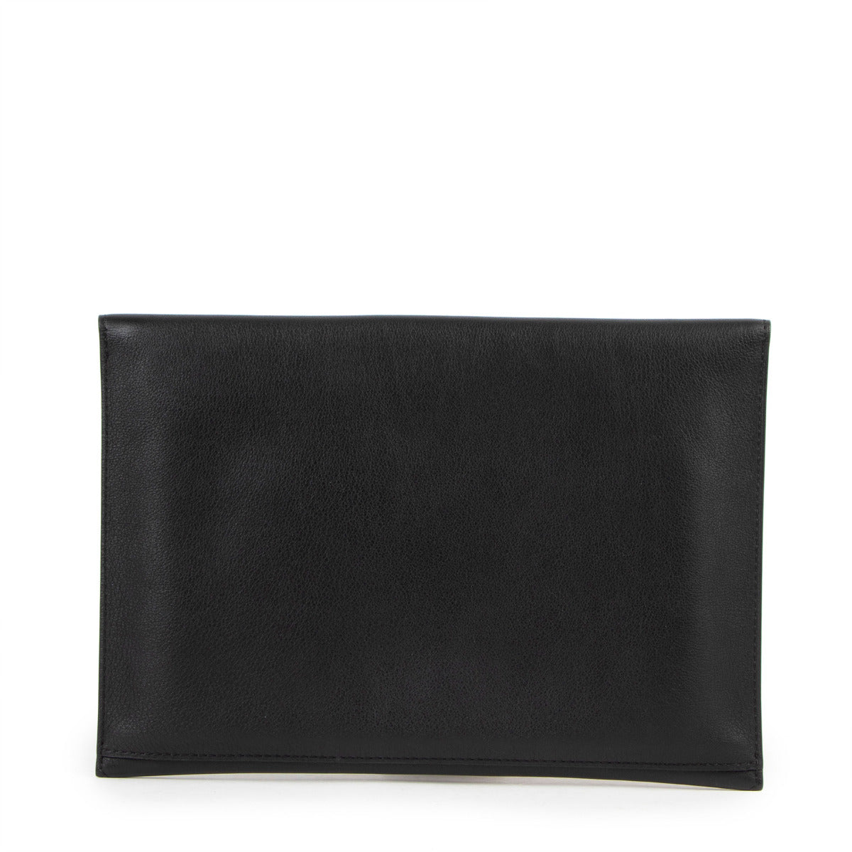Delvaux Black Message Ambigu Pochette Clutch