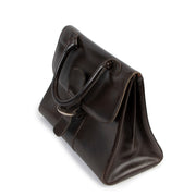 Delvaux Brillant MM Box Calf Vintage Handbag
